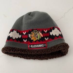 Blackhawks small knit cap